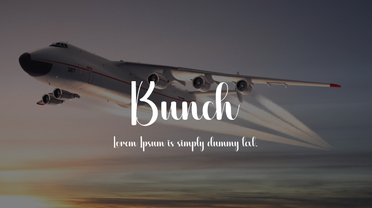 Bunch Font