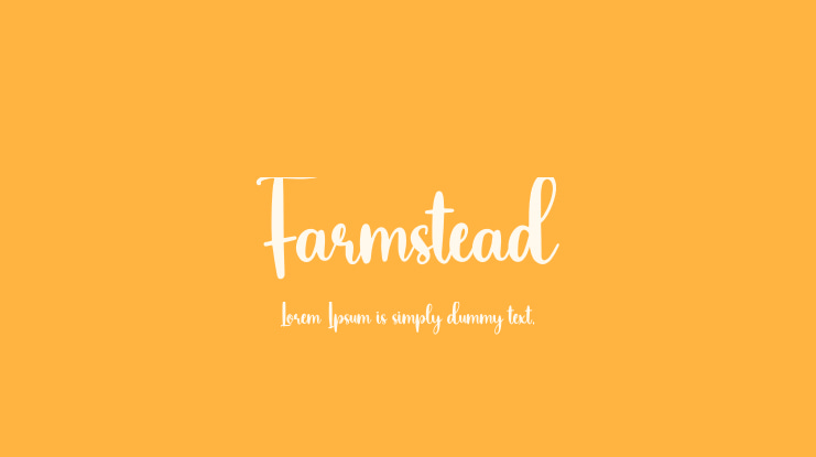 Farmstead Font