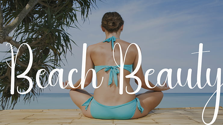 Beach Beauty Font