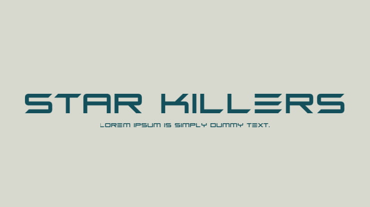 Star Killers Font Family