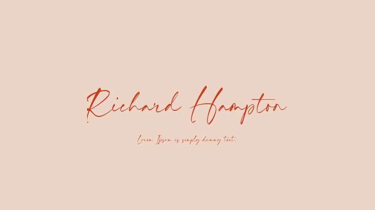 Richard Hampton Font