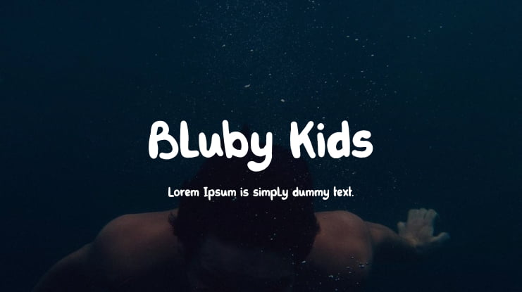 Bluby Kids Font