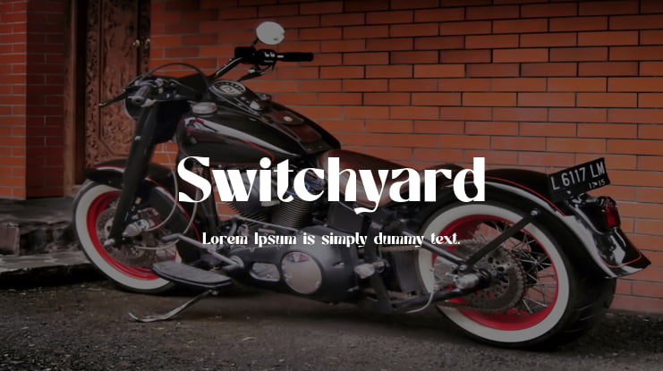 Switchyard Font