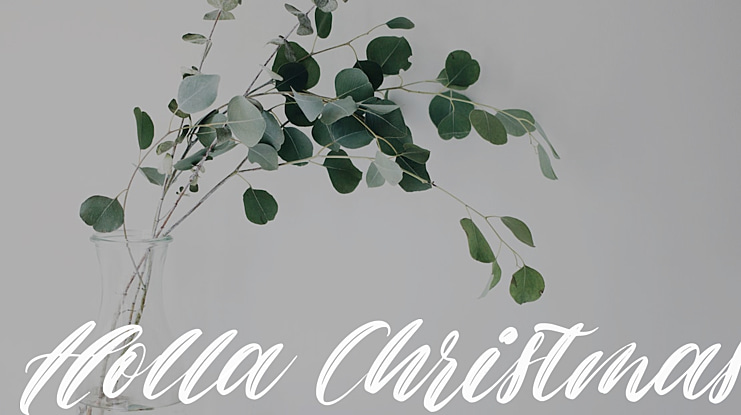 Holla Christmas Font