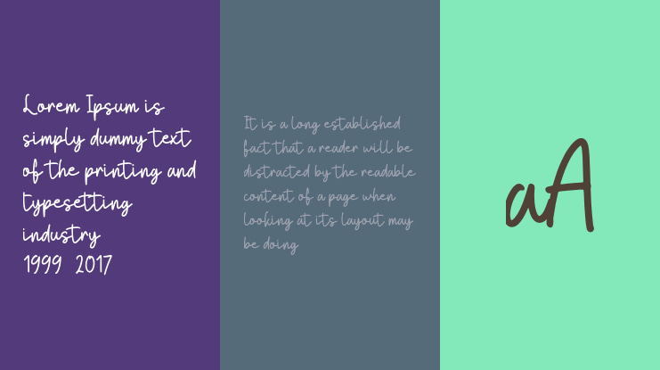 Wetricia Personal Use Font