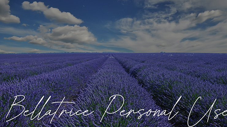 Bellatrice Personal Use Font