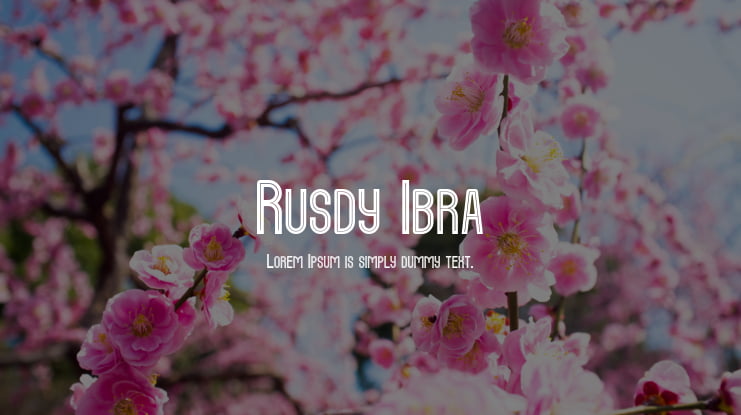 Rusdy Ibra Font
