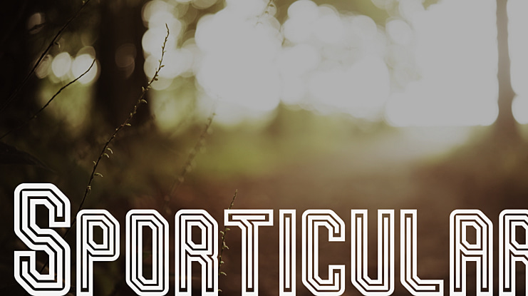 Sporticular Font