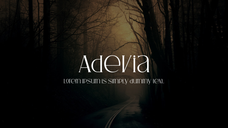 Adevia Font