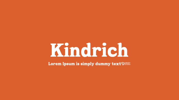 Kindrich Font