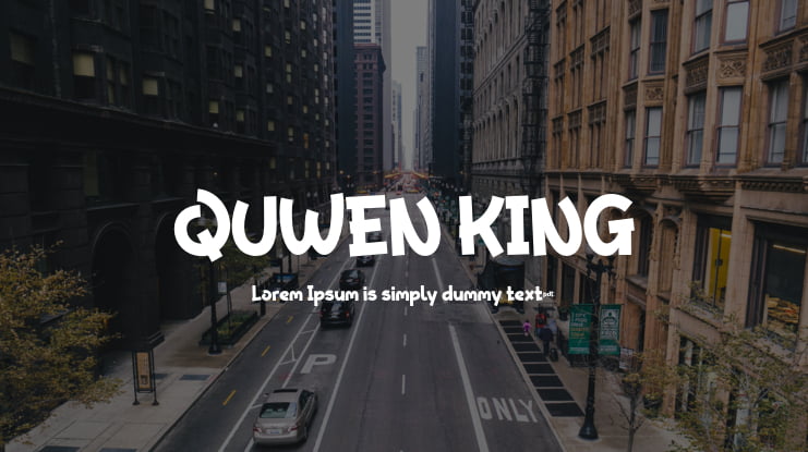 QUWEN KING Font