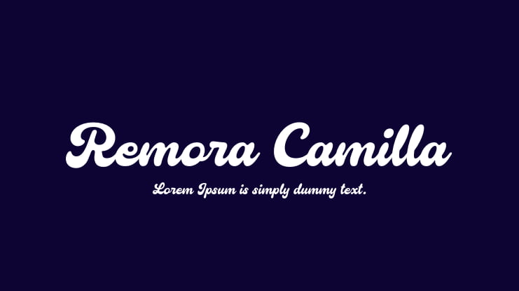 Remora Camilla Font