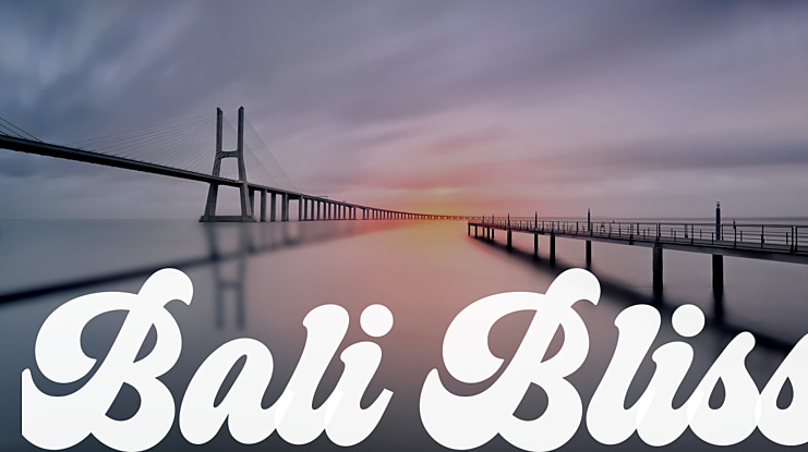 Bali Bliss Font