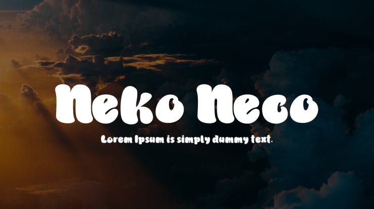 Neko Neco Font