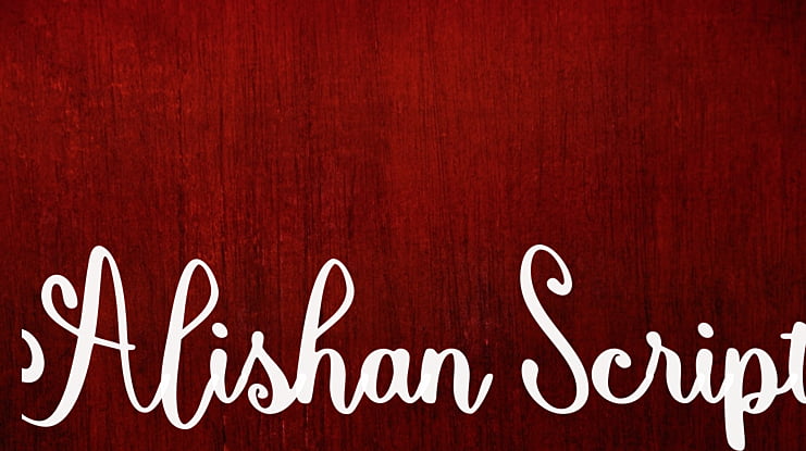 Alishan Script Font