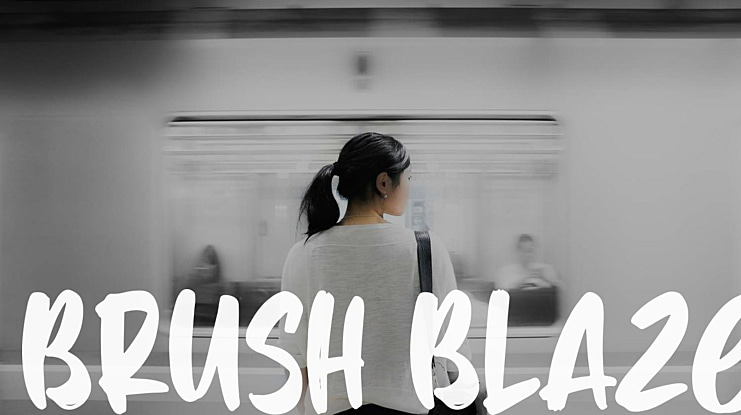 Brush Blaze Font