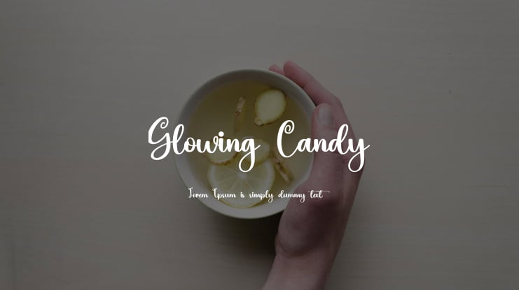 Glowing Candy Font