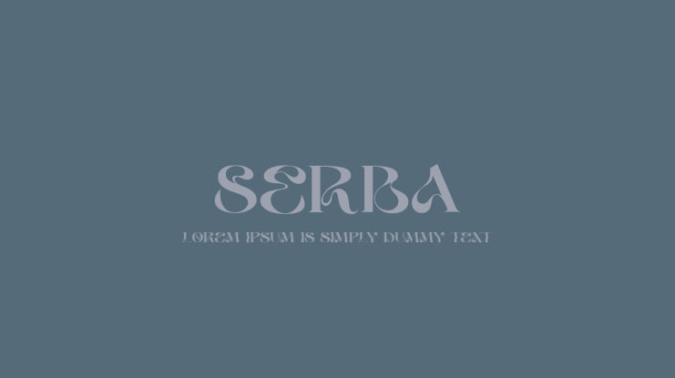 Serba Font