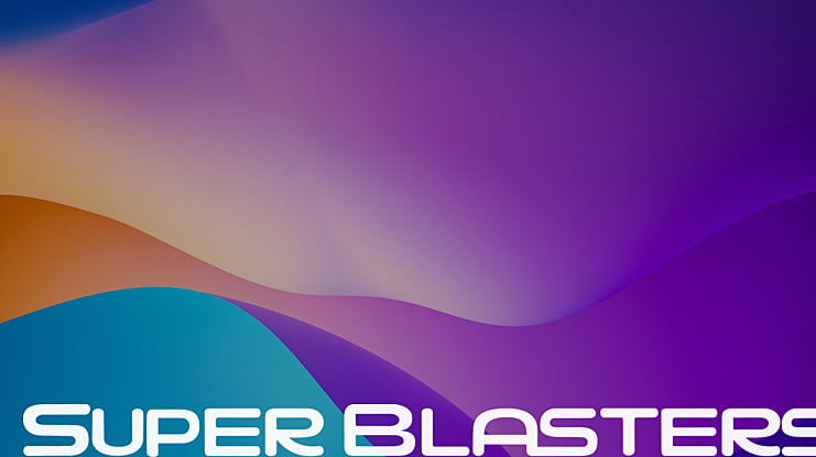Super Blasters Font