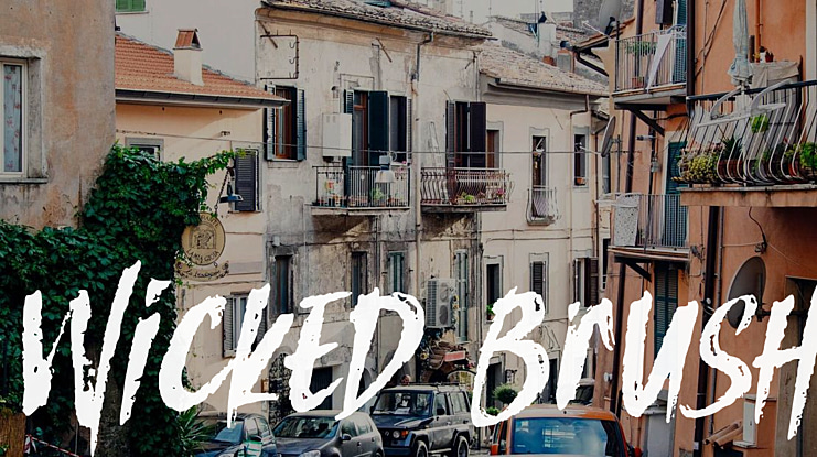 Wicked Brush Font