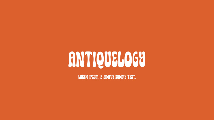Antiquelogy Font