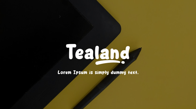 Tealand Font