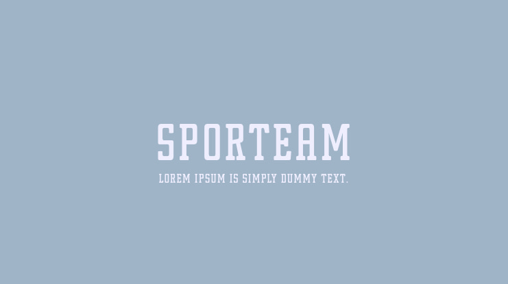 Sporteam Font Family