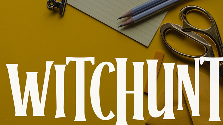 WITCHUNT Font