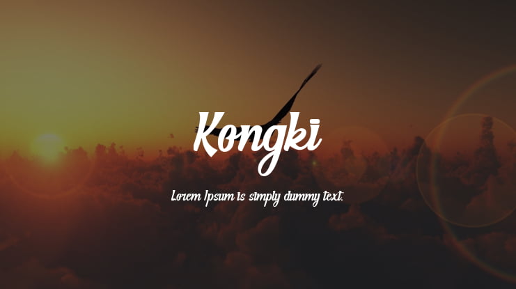 Kongki Font