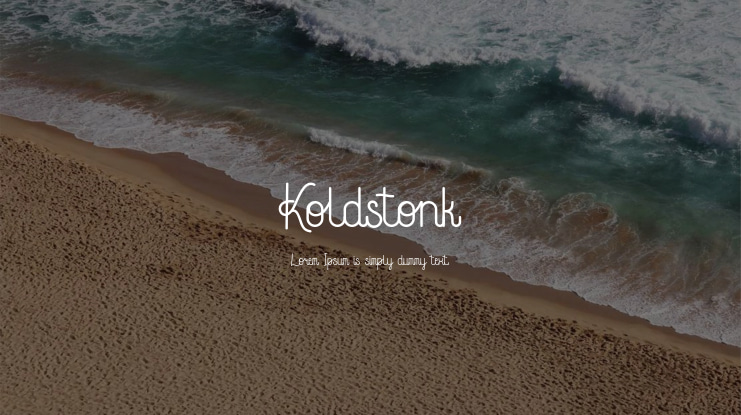 Koldstonk Font