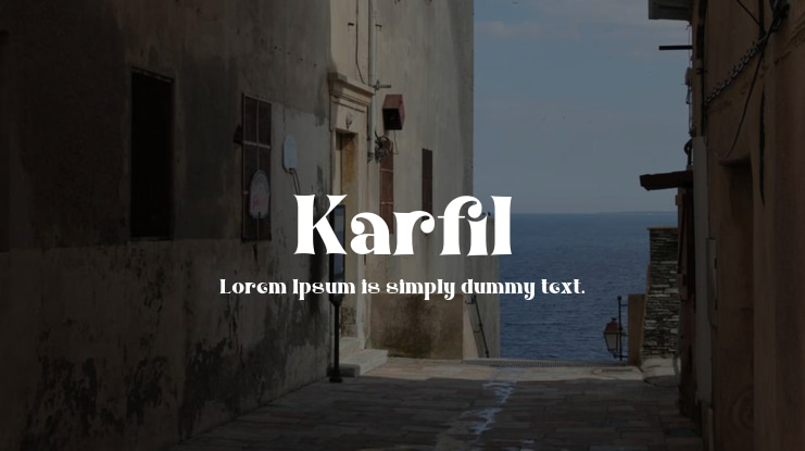 Karfil Font