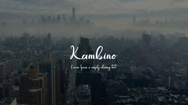 Kambino Font