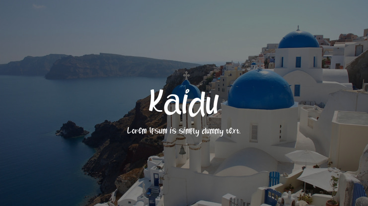 Kaidu Font