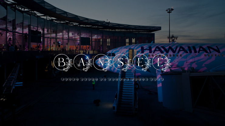 BANSEE Font