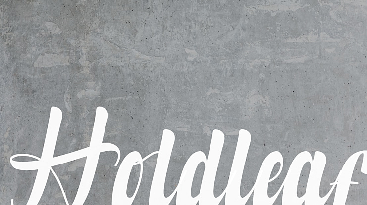 Holdleaf Font