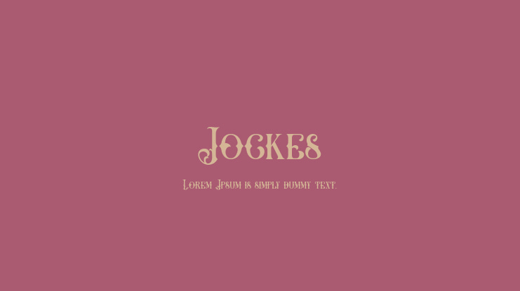 Jockes Font