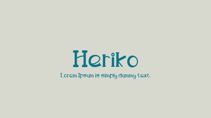 Heriko Font