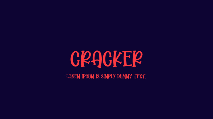 Cracker Font