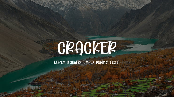 Cracker Font