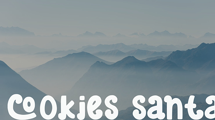 Cookies Santa Font