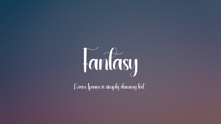 Fantasy Font