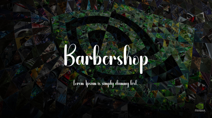 Barbershop Font
