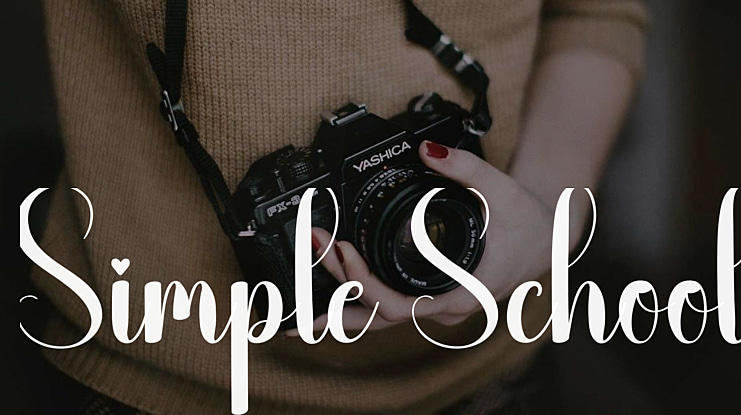 Simple School Font