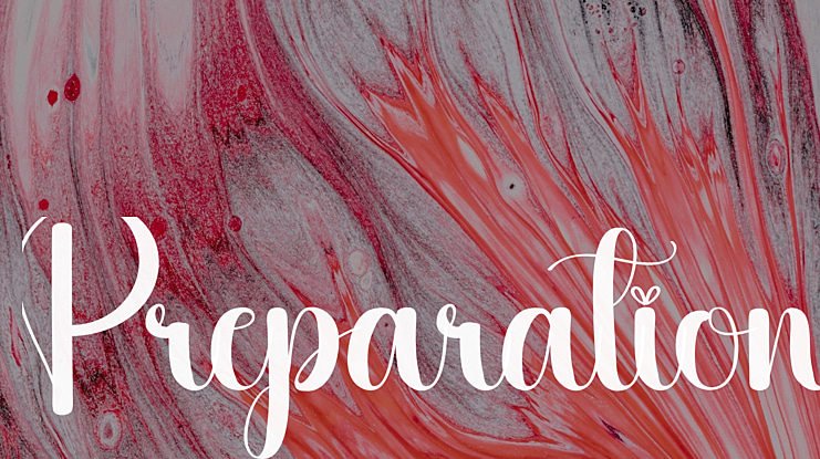 Preparation Font