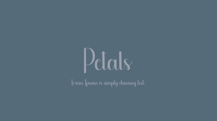 Petals Font
