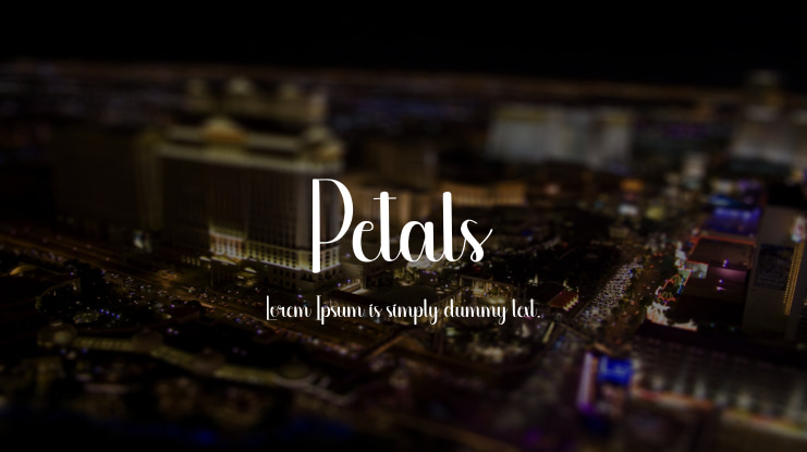 Petals Font
