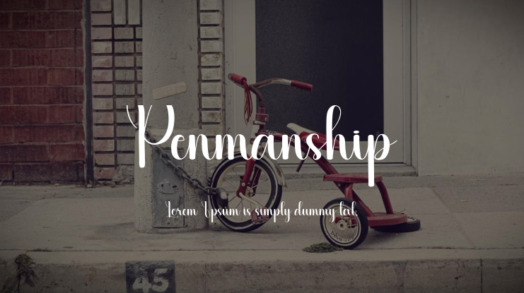 Penmanship Font