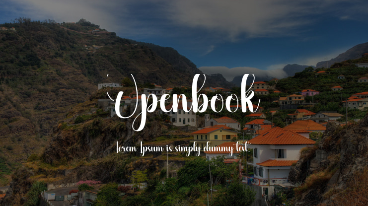 Openbook Font