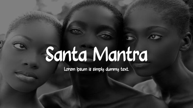 Santa Mantra Font