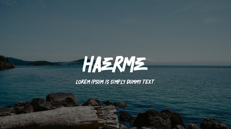 HAERME Font